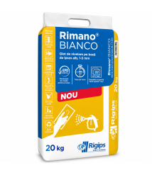 Glet de nivelare Rigips Rimano Bianco, ipsos alb, 20 kg
